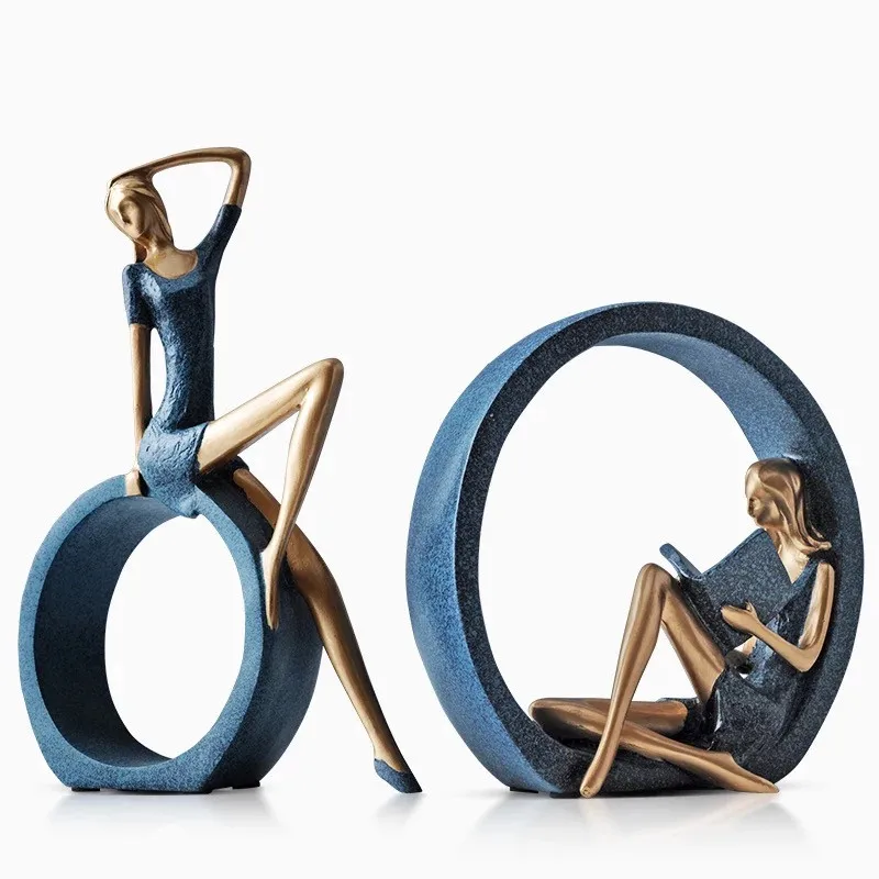 

European creative small ornaments home decorations living room TV cabinet wine cabinet crafts bedroom personalized furnishings