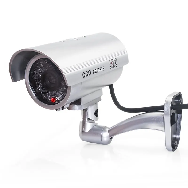 New Waterproof Outdoor Indoor Fake Bullet Camera Led Light Fake