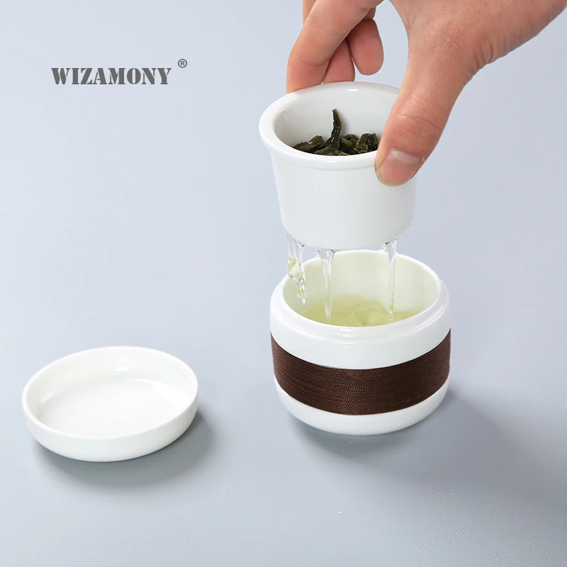 Wisamony китайский чайный набор кунг фу чайник чашки gaiwan чайные наборы с фильтром