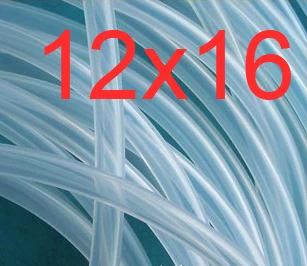 

12mm ID 16mm OD 12X16 Transparent Silicone Rubber Tube Hose Pipe ( food grade ) medical PIPE, 12*16mm Inner Diameter 12 Outer 16