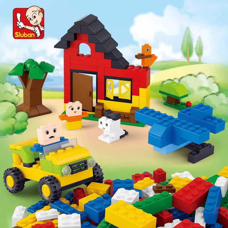 Sluban Model Building Compatible lego Lego B0502 415pcs Model Building Kits Classic Toys Hobbies Base Big Blocks Sluban Model Building Compatible lego Lego B0502 415pcs Model Building Kits Classic Toys Hobbies Base Big Blocks