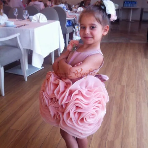 Коллекция года, Бальные Платья с цветочным рисунком для первого причастия платья с цветочным узором для девочек на свадьбу, детское платье на день рождения - Цвет: picture color