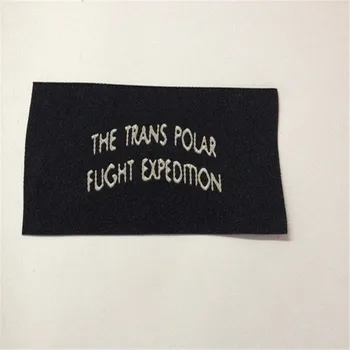 

Custom 4.8*10.6cm Garment Label Clothing Woven Label/ Neck Center Back Label