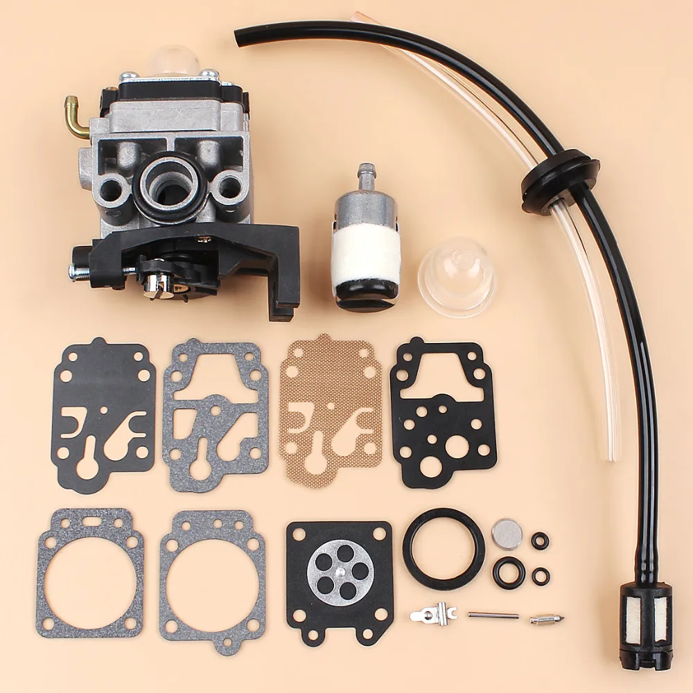 Carburetor & Air Fuel Line Filter For Honda HHT35 GX35  HHT35S 16100-Z0Z-034 