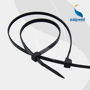 

2.45*200mm Self-Locking Nylon 66 Cable Tie UV Black Color 10Bag-1000Pcs