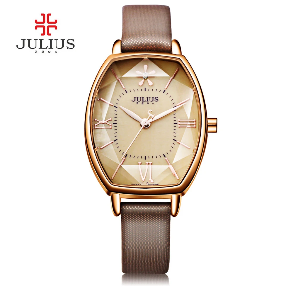 Prix pour 2017 Julius Marque Or Rose Creative Femmes Robe Montre Mince En Cuir Quartz Montre De Mode Femme Montres Horloge Montre Femme Prix pour 2017 Julius Marque Or Rose Creative Femmes Robe Montre Mince En Cuir Quartz Montre De Mode Femme Montres Horloge Montre Femme