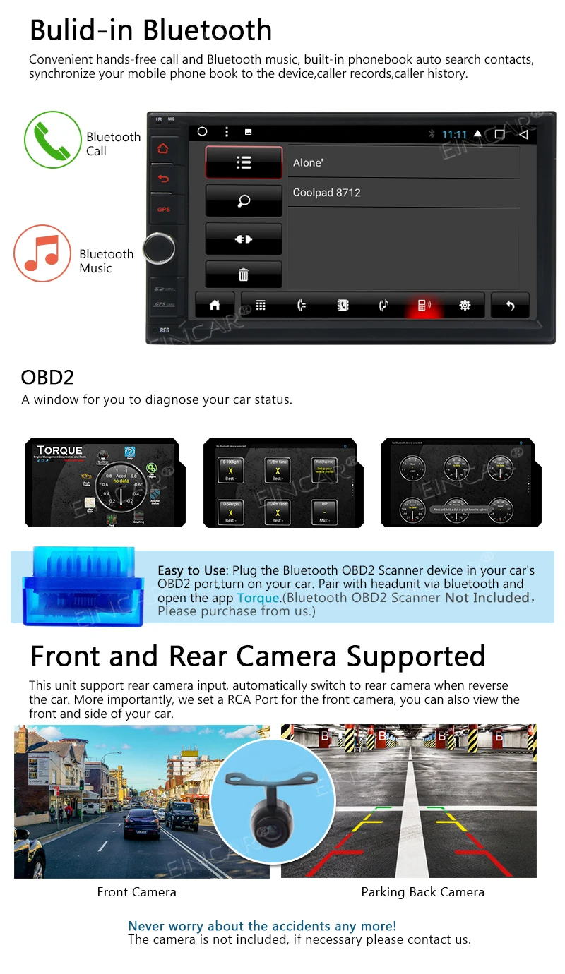 Discount Octa Core In Dash Head Unit GPS FM AM RDS Radio Support Bluetooth 1080P HD Video Wifi 7 Inch Pure Android 8.1 Oreo Car Stereo 4