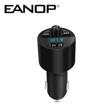 EANOP font b Car b font LED Mp3 Player FM Transmitter Bluetooth 4 0 font b