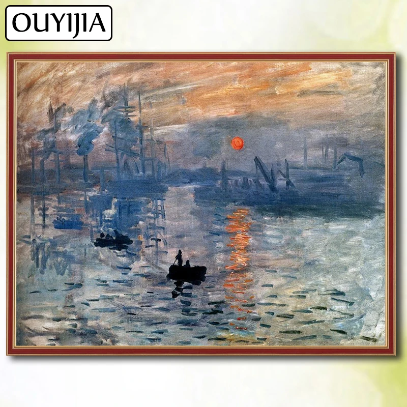 Алмазная 5D картина OUYIJIA Monet сделай сам для вышивки слежение солнце продажи стразы