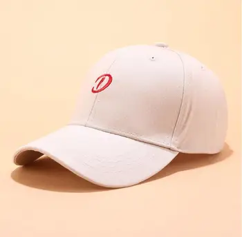 

2019 Embroidered Letter D Baseball Cap for Women Man summer snapback cap dad hat hip hop cap chapeau
