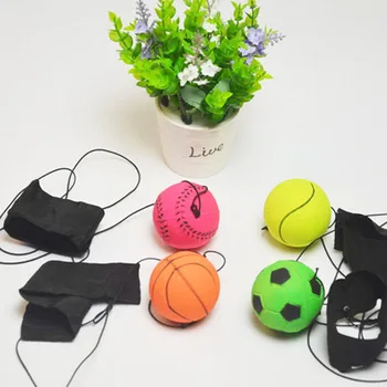

Return Sponge Rubber Hand Ball Game Toy Ball Exercises Bouncing Elastic Sport On Nylon String Children Kids Outdoor