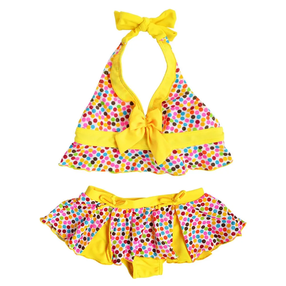 2018 Retailed New Girls Kids Swimsuit Bikini and Skirt for Sz3 11Y ...