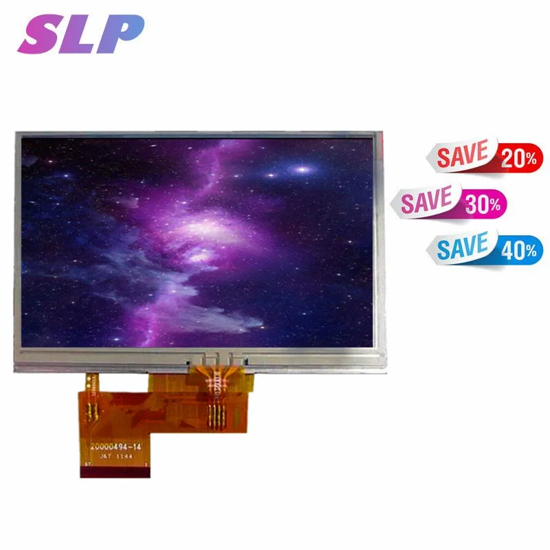 

Skylarpu new 4.3' inch for Garmin Nuvi 765 765T 1690 GPS LCD display Screen AT043TN24 V.4 LCD screen + touch panel Free shipping