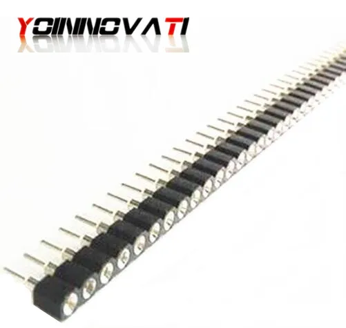 

Free shipping 10pcs 1X40PIN 2.54MM 1x40 Pin 2.54 Round Female Pin Header connector