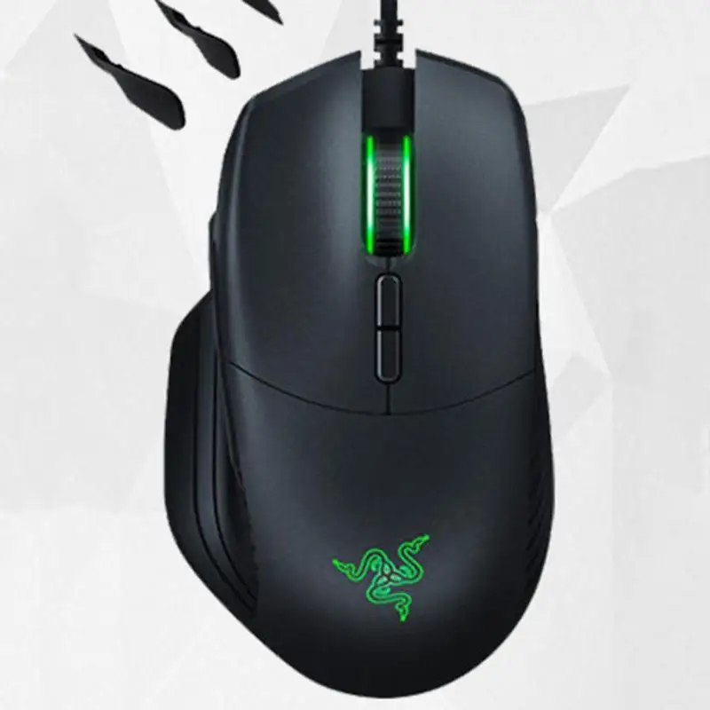 Razer Basilisk 7 программируемых клавиш USB Проводная игровая мышь 5G Оптический сенсор 16000 dpi съемный dpi сцепление эргономичные Игровые мыши