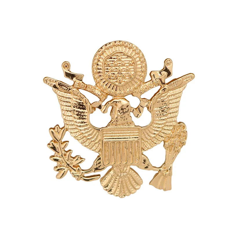 24 шт./партия ювелирный подарок 35x38 мм герб России металлический корпус США Броши