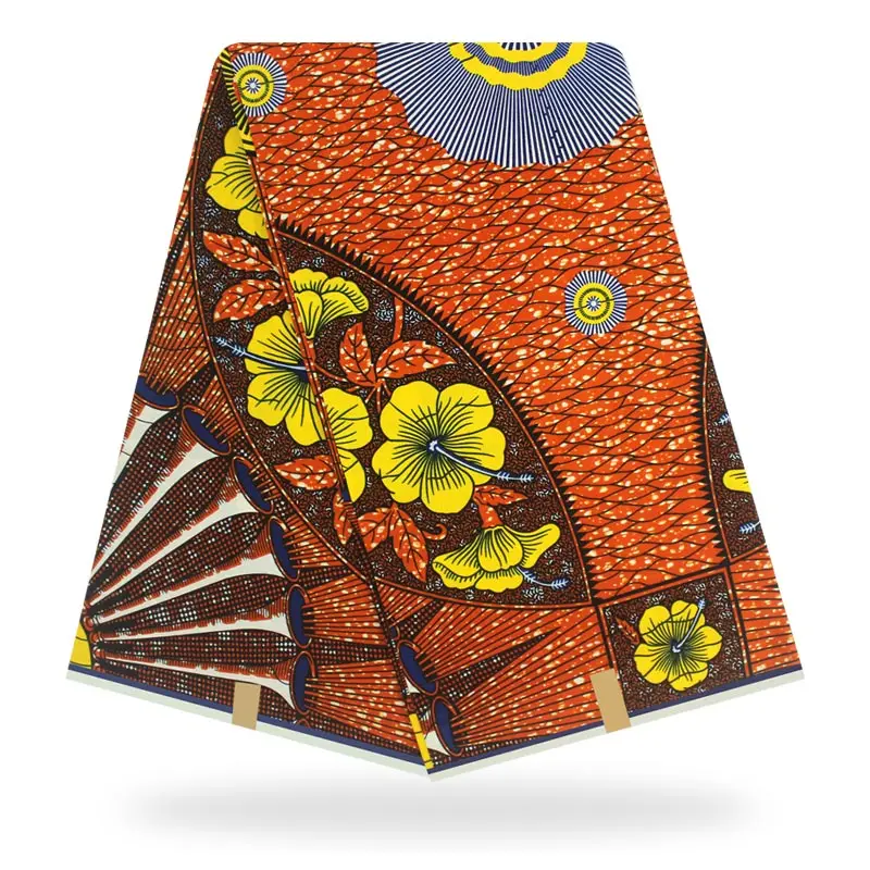 

New arrival 100% cotton African wax cloth print wax high quality African dutch wax for clothe