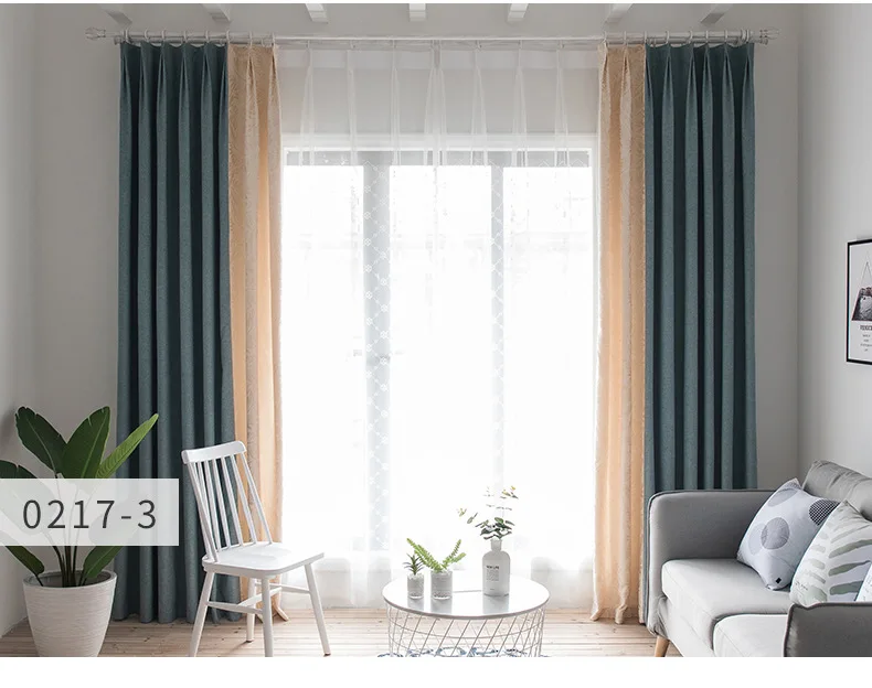 Perfect Solid Color Faux Linen Blackout Curtains for Living Room Modern Curtains for Bedroom Window Curtains kitchen Curtains Blinds 15