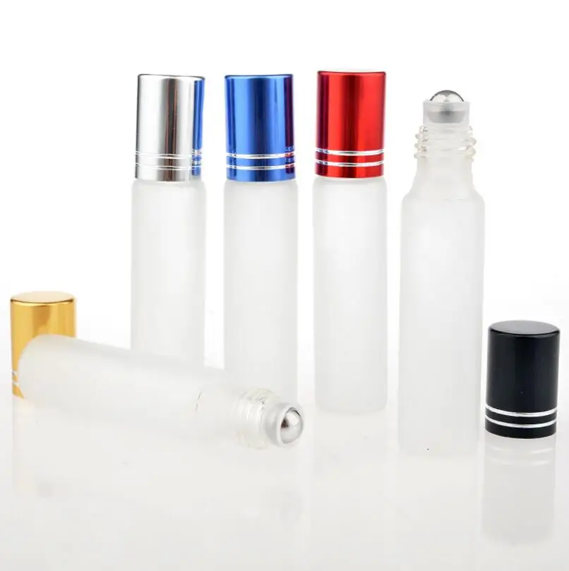 Download Wholesale 10ML Frosted Glass Roll on Perfume Bottle For Essential Oils, Empty Perfume Containers ...