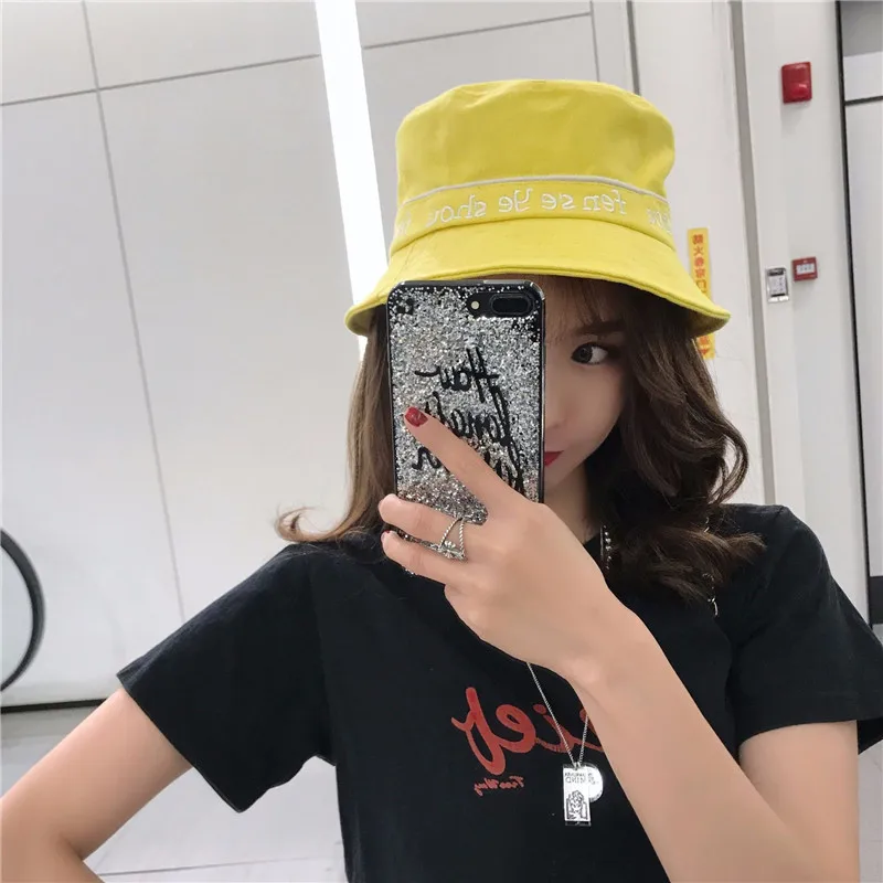Harajuku рыбацкие шляпы, солнцезащитные для мужчин и женщин, Панама, лето-осень, одноцветные, унисекс, с широкими полями, хлопковые уличные шапки для рыбаков