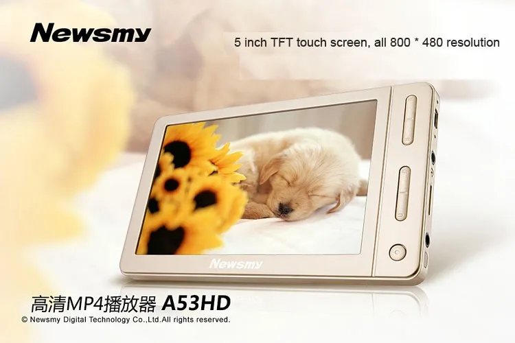 Original Newsmy Mp4 Player A53hd 8gb Hd Touch Screen Support Tv Output Fm Game Recording Free Shipping Mp4 Game Portable Multimedia Player Game Mp4game Distributer Aliexpress