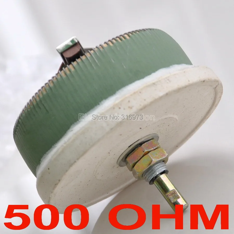 

Мощный проволочный потенциометр 100 Вт, 500 Ом, реостат, переменный резистор, 100 Вт