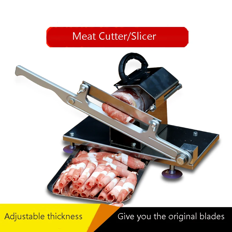 

Manual Meat Cutter Meat Slicer Mutton/Beef Fat/Pork Slicer Cutting Machine