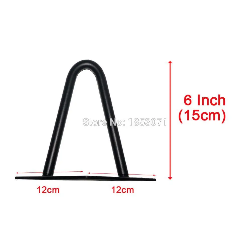 

Angled 6" Black, 2rod 12MM Dia. Raw Steel Hairpin Legs For Bed,Cabinet,Metal Furniture Legs,Set of 4