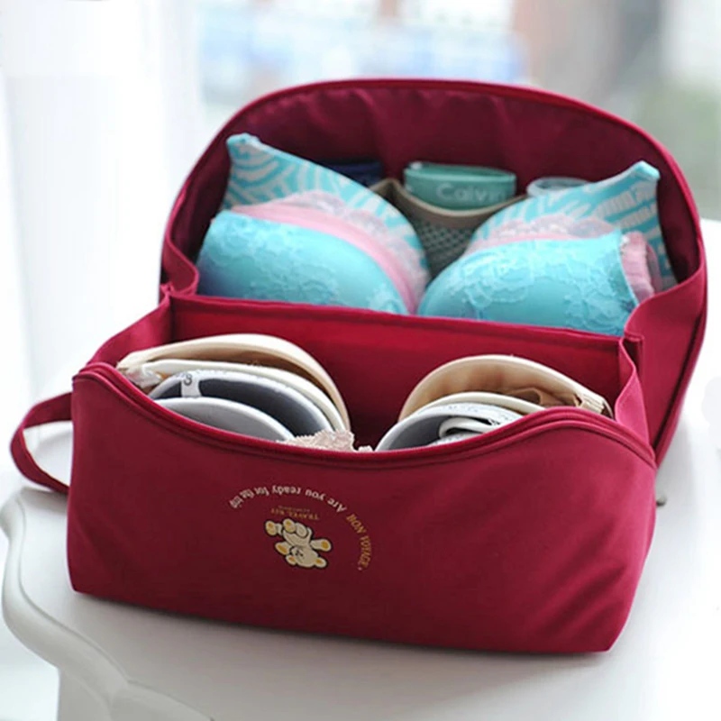 Travel Portable Storage Bag Women Necessaries Bra Organizer Underwear