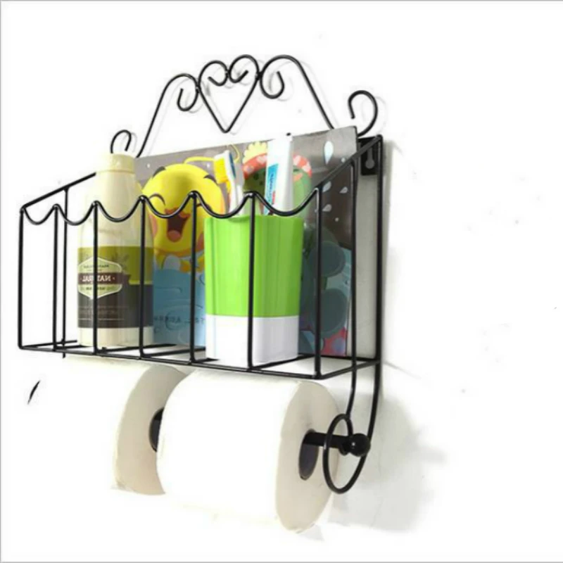 الأوروبي الحديد الحمام منشفة رف مجلة كتاب Hoder رف صحف شنقا الحمام ورقة تخزين الرف حامل أرفف