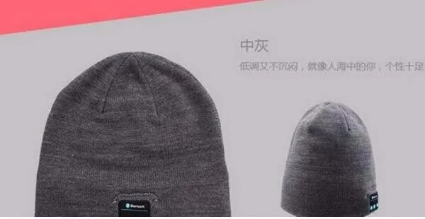 Беспроводной Bluetooth V4.2 Beanie для мальчиков и девочек, мужчин и женщин, вязаная зимняя шапка для наушников, ручной Mp3 микрофон, волшебная музыка, умная шапка+ подарочная коробка