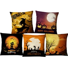 

New Halloween Cushion Cover Home Decor Pillow Cushion Cover Pumpkin For Car Sofa Seat Theme party Pillowcase