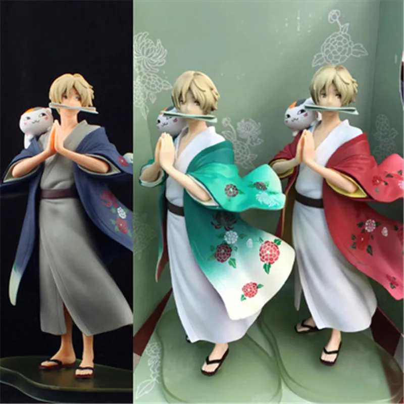 Anime Natsume Yuujinchou Nyanko Sensei Takashi Cat Neko PVC Action Figure Model Toys Cute Figuras Dolls Gift 20cm  (14)