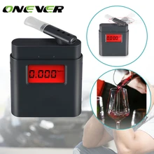 Onever Мини ЖК-цифровой алкогольный Алкотестер Высокая точность алкогольные тестеры для водителей три вида преобразования блока
