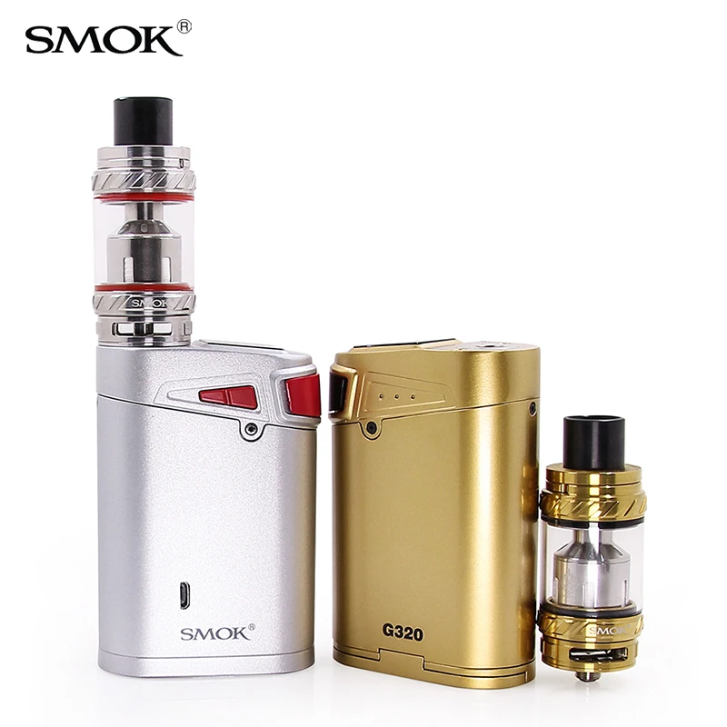 

Original SMOK G320 Kit with 320W/220W Marshal Mod 6ml TFV12 Atomizer Vaporizer SMOK Vape Kit