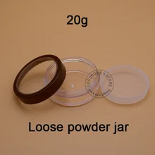 30 шт. Порошковая банка 20 г свободная пудра банка с ситом 14 г порошок чехол с окном элегантный косметический контейнер банка