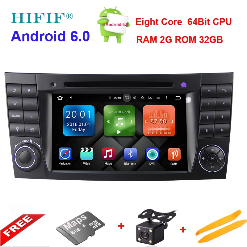 Perfect Android 6.01 Eight Core Car DVD Player For MERCEDES BENZ E class W211 G-Class W463 CLS W219 GPS Navi Head Unit Car Video Player 0