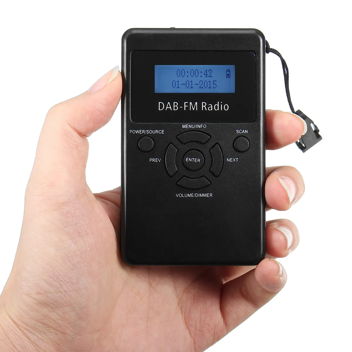 LEORY портативный мини DAB диапазон модуляции частот Радиоприемники цифровой