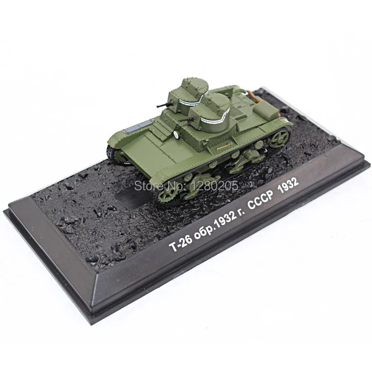 

NO 12075 1:72 die cast MILITARY model 1-72 SOVIET T 26 LIGHE