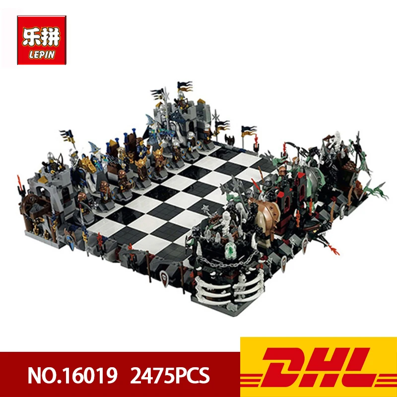 

DHL Lepin 16019 2475Pcs Creative The movies series Castle International Chess 2475Pcs Building Block Bricks Children Toys Gifts