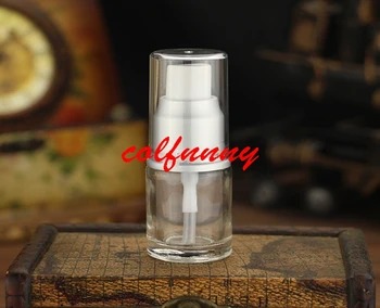 

100pcs/lot 15ml clear Essential Oil Perfume Glass Spray Bottle 1/2 oz Glass Lotion Pump Bottles 15cc Mini Glass Container