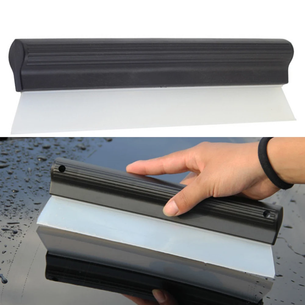 1 шт. чистый автомобильный скребок c резиновой пластинкой для мытья окон с водой Душ Силиконовый поднос инструменты стеклоочистителя