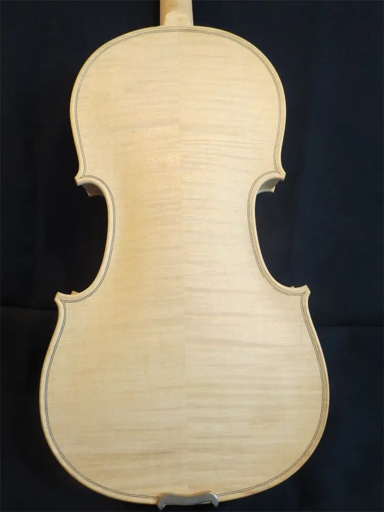Strad style violin 4/4 3/4 1/2 Unfinished white good sound