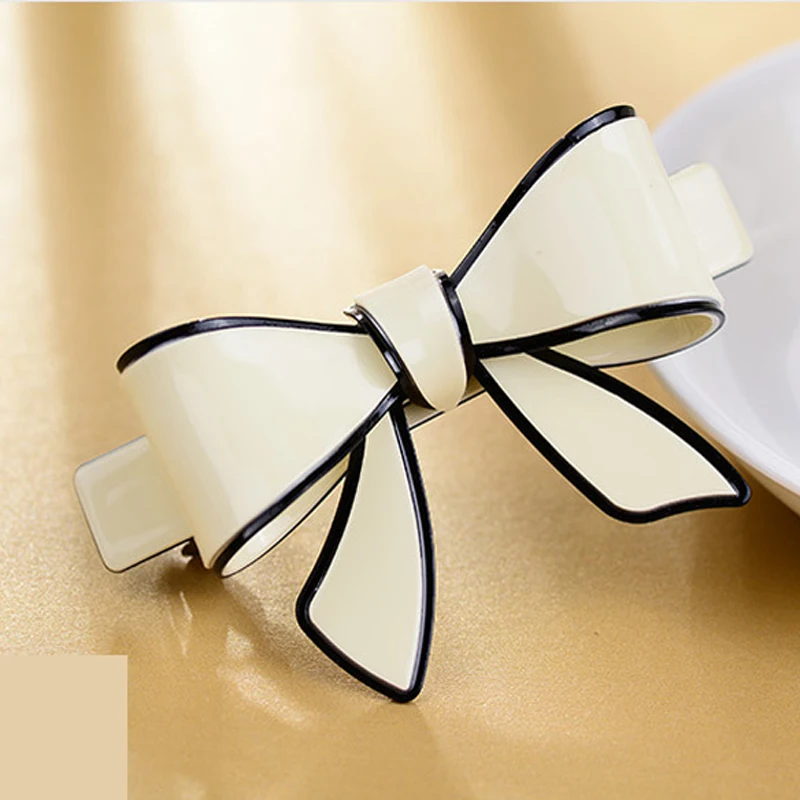 

Acetate Bowknot hair pins and clips hair barrettes French Hairpins For Women Candy Color Fashion Hair Jewelry Accessaries Girls