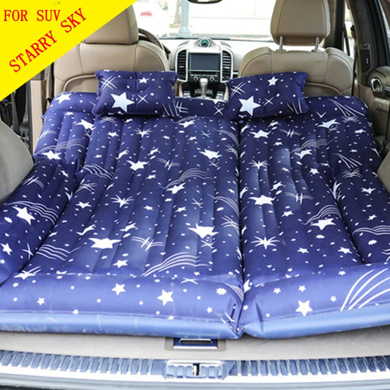 Сверхмощный автомобиль кровать для путешествий кемпинга надувная кровать коврик для кемпинга, надувная кровать, надувной матрас с подушками Автомобильная надувная кровать