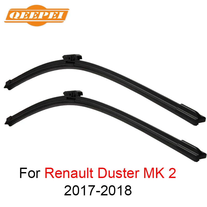 QEEPEI Replace Wiper Refill Windscreen Wiper Blades For Renault Duster MK 2 2017 2018 Windshield Rubber Car Accessorie QEEPEI Replace Wiper Refill Windscreen Wiper Blades For Renault Duster MK 2 2017 2018 Windshield Rubber Car Accessorie