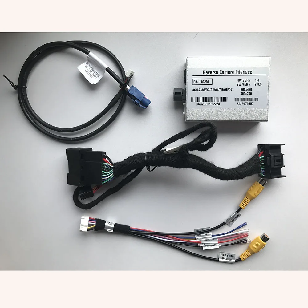 

Included Backup Camera ! Parking Assist System Allows 360 Camera / Reversing Camera Connection for AUDI Navigation System