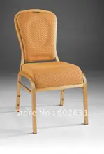 Stacking Aluminum waterfall seat comfortable Banquet chair LUYSI3100