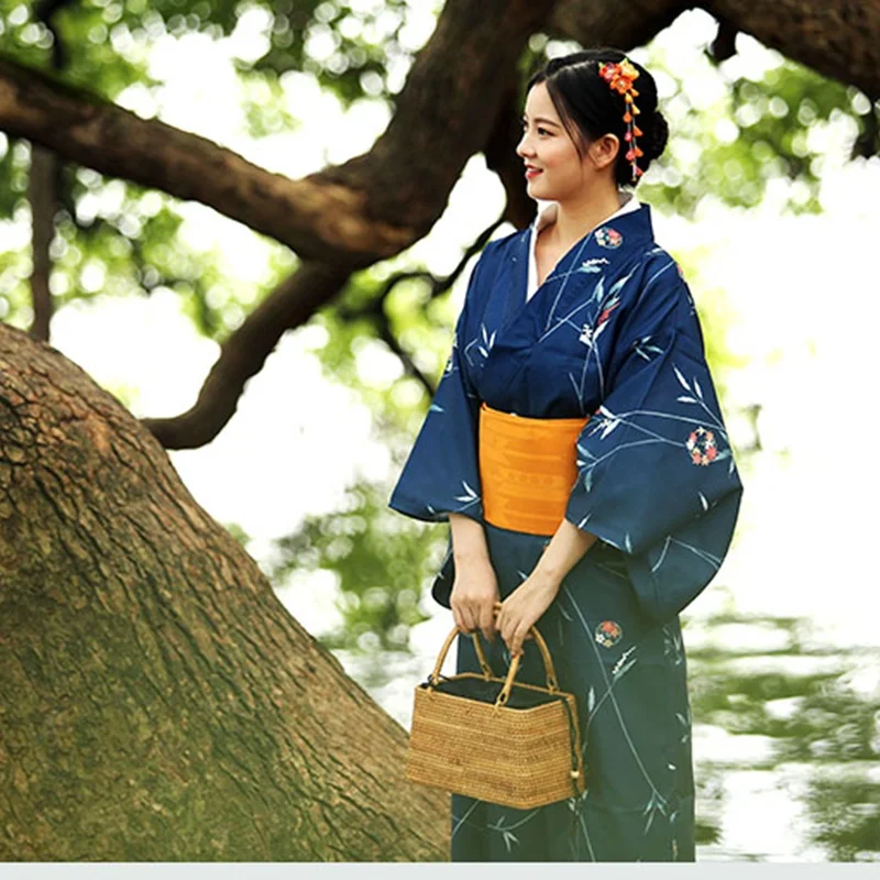 japanese kimono traditional dress cosplay female yukata women haori ...