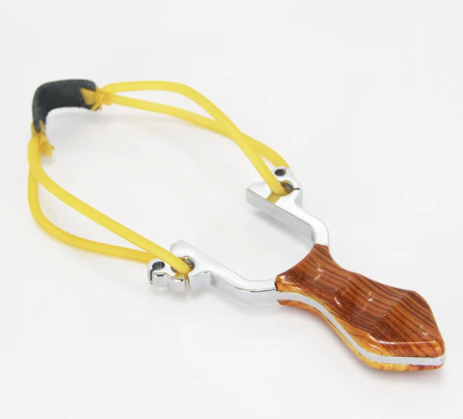 New Powerful Stainless Slingshot Outdoor Hunting Catapult Wrist Support